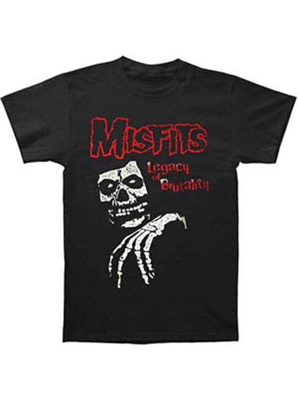 MISFITS Legacy of Brutality Men/'s T-Shirt Black