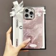 thumbnail image 1 of Pink Flash Diamond Hello Kitty Bow Kawaii Mirror Holder Case For iPhone 16 15 14 12 13 11 Pro Max Plus Y2K Bling Glitter Cover, 1 of 7