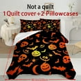 thumbnail image 4 of putnchl Halloween Three-piece Bedding Set Quilt Cover Pillowcase Brushed Fabric Thickened, 4 of 4