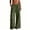 Army Green, variant on Ashyfjp Pants for Women Casual Solid Color Relaxed Fit Elastic Waist Pants with Large Cargo Pockets Ideal for Errands, Size S-XXL
