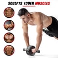 thumbnail image 4 of Equipo de entrenamiento de abdominales Ab Roller Wheel Abiarst con rodillera, 4 of 6