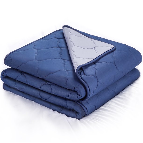 Sagino Cooling Weighted Blanket, Stress Reducing Heavy Blankets with
