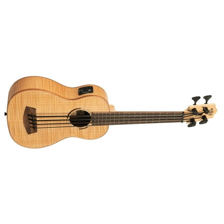 Kala UBASS-FM-FS Flame Maple Fretted Acoustic-Electric U-Bass