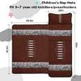 thumbnail image 5 of Brown Silver Football Pattern Toddler Nap Mats for Kids Preschool,Sleeping Mat Bag or Kids,Toddler Sleeping Bag,Toddler Nap Mat or Daycare, 5 of 6
