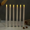 thumbnail image 4 of European Style Taper Candles For Easter White 6Pcs 10.8X0.8X0.8In, 4 of 5