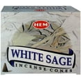 thumbnail image 2 of White Sage Incense Cones And Cone Incense Burner Bundle Insence Insense Hem Incense, 2 of 5