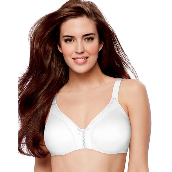 Women's Bali DF1144 Double Support Soft Touch Underwire Bra (White 36D)