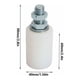 thumbnail image 2 of Rodillo italiano resistente, guía de piso ajustable para montaje en pared para un funcionamiento suave y una larga vida útil, adecuado para puertas eléctricas, puertas de garaje corredizas y uso, 2 of 5