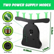 Huge Wave Shooting Games Toys for Boys 4-12 Years, Hover Floating Shooting Target Foam Dart, with 12 Soft Balls, Indoor & Outdoor Christmas Birthday Gifts for Kids