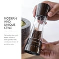 thumbnail image 2 of Cole & Mason Derwent 3.5 oz Auto-Start Acrylic Modern Gray Solid Print Pepper Mills, 2 of 7