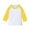 Yellow, variant on LIaqionyy Girls Boys 3/4 Sleeve Shirt Tee Kids Crew Neck T Shirts Color Block Tops Casual Soft Tees