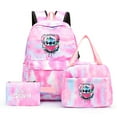 thumbnail image 1 of Stitch Backpack 3-piece Set With School Bag Rice Bag Pencil Box, Large Capacity Backpack For Boys And Girls-sebneei, 1 of 4