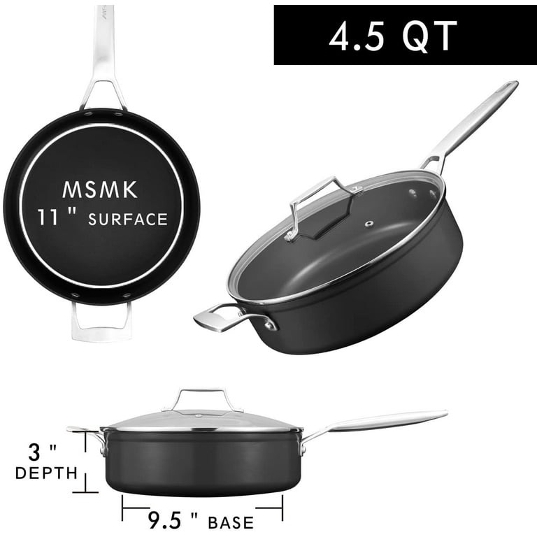  MsMk Small Frying pan, 8-inch Nonstick Durable Egg