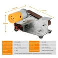 thumbnail image 6 of Mini Electric Belt Sander Grinder DIY Polishing Grinding Machine, Cutter Eds Sharpener Desktop Cutter Eds Power Tool ,Powerhouse Performance, 6 of 7