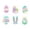F, variant on CoreLiving Easter Party Decorations Kit, Happy Easter Banner Rabbit Egg Backdrop Tablecover, Bunny Foil Balloons Printed Latex Balloons Hanging Swirls Cake Topper for Home Office Spring Décor