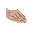 thumbnail image 4 of 1.48 Carat (Ctw VS1-VS2, G-H) Lab-Grown Oval Diamond Halo Engagement Ring in 14K White Gold for Women, 4 of 6
