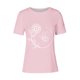 thumbnail image 3 of Tops de Ajuste Suelto para las Mujeres Sudadera Casual Impresa Manga Corta Cuello Redondo Superior, Poliéster, 3 of 4