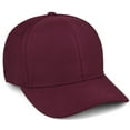 thumbnail image 2 of Daxton Premium Mid Profile Hat Semi Curved Visor Structured Cap 3 Pack - Burgundy,Red,Pink, 2 of 5