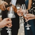 thumbnail image 4 of 180pcs Beading Hoop Rings,Wine Glass Rings Earring Beading Hoops Round Wine Glass Hoops Rings for Christmas Halloween Thanksgiving Party Favor Decorations Jewelry Making Craft Art DIY(K Gold,White K), 4 of 5