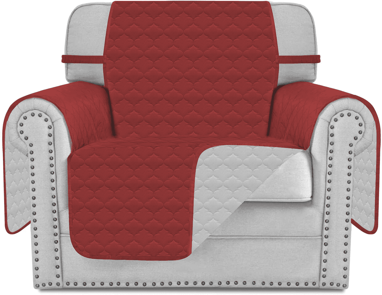 Couch Cover For Chair, Reversible Quilted Washable Slipcover, Durable ...