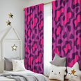 thumbnail image 5 of Blackout Kids Curtains,Pink and Black Of Leopard Print Childrens Insulated Curtains Set Of 2,Bedroom Essentials,Toddler Room Decor 52"x84", 5 of 5