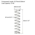 thumbnail image 3 of Unique Bargains 9mmx1mmx35mm 304 Stainless Steel Compression Spring 31.4N Load Capacity 10 pcs, 3 of 5