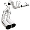 Magnaflow Performance Exhaust 18909 Pro Series Performance Diesel Exhaust System; 4in. Filter-Back; Incl. Tubing/Delete Pipe/Tailpipes/Dual 5in. Polished Tips; Dual Same Side Behind Pass. Rear Tire