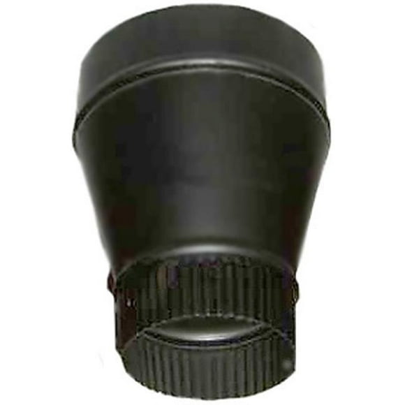 Gray Métal 7X6-611 24 Jauge Réducteur Petite Extrémité Serti & 44; Noir