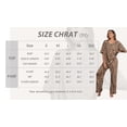 thumbnail image 6 of MINTREUS Lounge Sets for Women Knit Short Sleeve V-neck Tops and Long Pants Soft Comfy Pajamas Set Oversized 2 Piece Outfits, 6 of 8