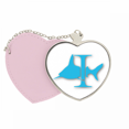 thumbnail image 1 of Ataques alrededor de tiburón pilares Bolsa de viaje Mirror maquillaje corazón rosa, 1 of 4