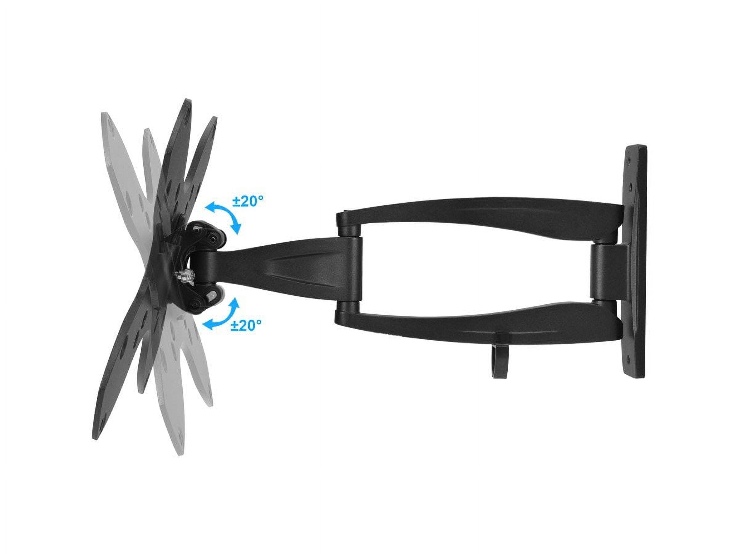 Monoprice Premium Full Motion TV Wall Mount Bracket For 23" To 42" TVs up to 44lbs, Max VESA 200x200, UL Certifi