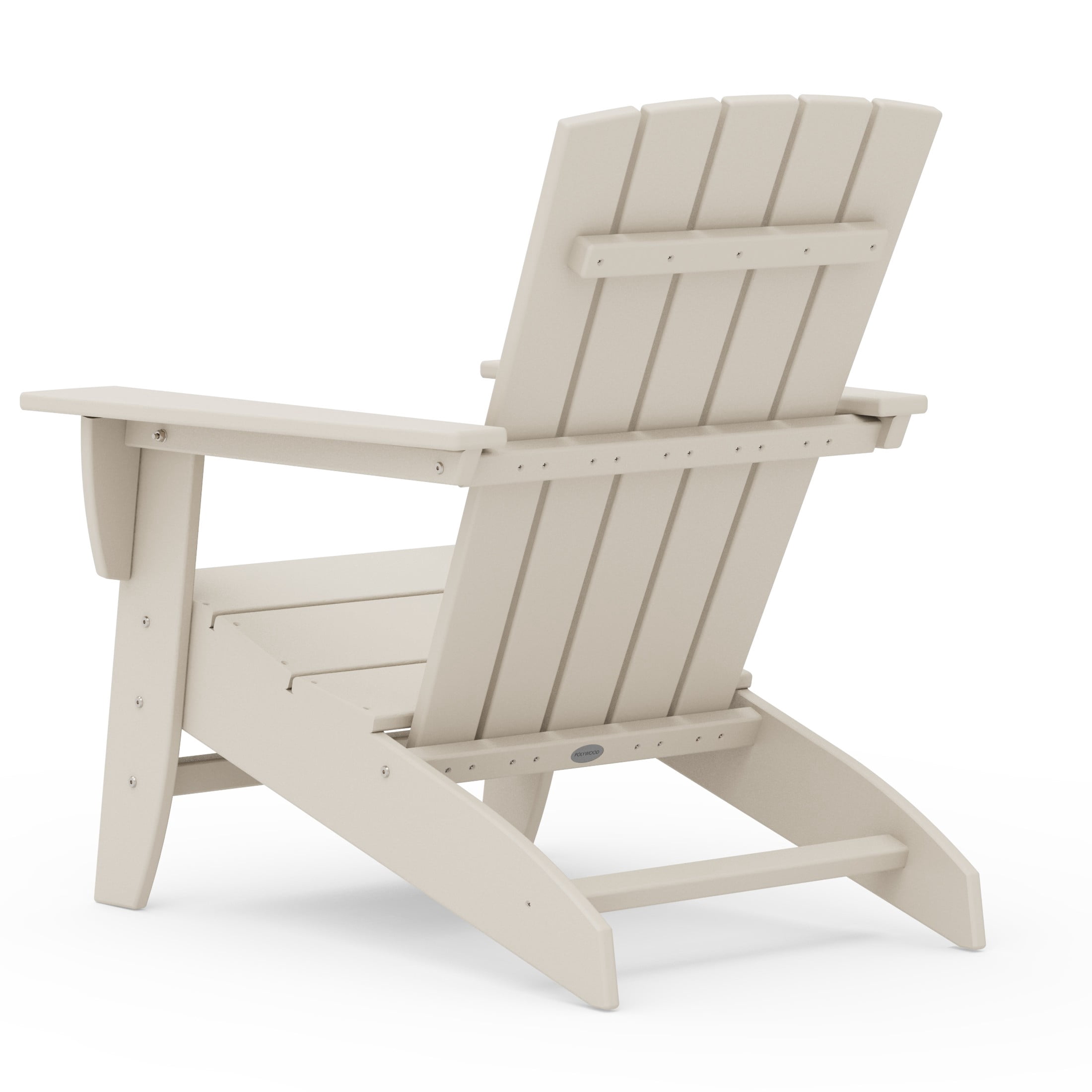 Better Homes & Gardens by POLYWOOD Southlake Outdoor Modern Adirondack Chair, All-Weather HDPE, Patio Seat, Sand