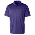 thumbnail image 2 of Men's Cutter & Buck Purple Clemson Tigers Big & Tall Prospect Textured Stretch Polo, 2 of 3