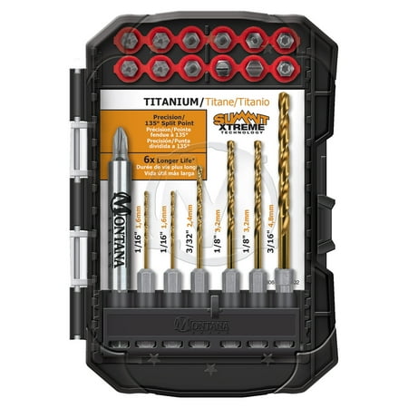 

Montana Brand MB-64855 20 Piece Titanium Coated Drill & Drive Set