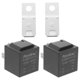 thumbnail image 2 of Car Relay Starter Motor Relay Suitable for Most Car Circuits 2Pcs, 2 of 5