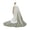 Cream, variant on Long Cathedral Bridal Veils Soft Double Layer 300cm Elegant Train Lightweight Tulle for Wedding Ceremonies