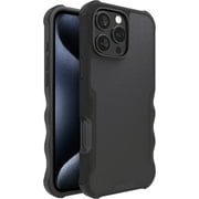 Smartish iPhone 16 Pro Max Protective Magnetic Case - Gripzilla Compatible with MagSafe [Rugged + Tough] Heavy Duty Armor Cover Drop Tested Protection for Apple iPhone 16 Pro Max - Black Tie Affair