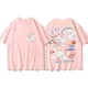 thumbnail image 1 of Camisetas Kawaii Sanrio Kuromi Pochacco Cinnamoroll My Melody Harajuku para mujer, camiseta Ullzang con gráfico de Anime, camiseta Y2K para mujerPink-Cinnamoroll, 1 of 5
