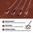 thumbnail image 3 of Wood Iced Tea Spoons Small Stirring Spoon Long Handle Cocktail Spoons Wood Wooden Coffee Mixing Spoo, 3 of 5