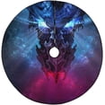 thumbnail image 1 of FMSHPON a Huge Black Dragon Xmas Christmas Tree Skirt Stand Mat for Holiday Party Decoration Indoor Outdoor 48 inches, 1 of 3