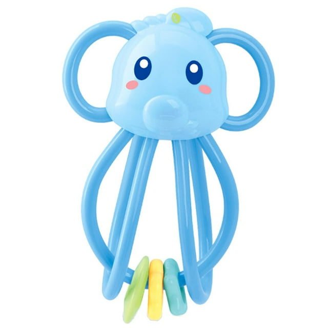 de mordedor para bebé, , sonajero, Montessori, juguete de sonido para el desarrollo y la dentición para bebés y niños