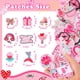 thumbnail image 2 of Parches bordados NICEVINYL rosa termoadhesivos para niñas x60, 2 of 7