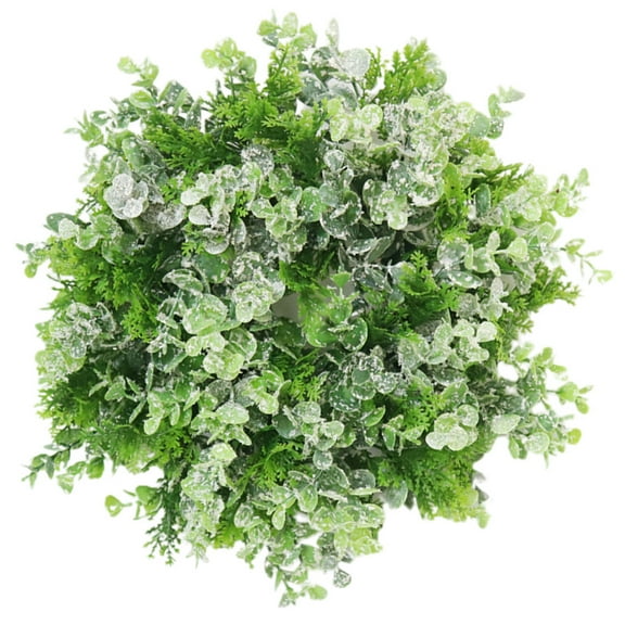 Eucalyptus Wreath for Front Door Decoration Made of Plastic in Green Color 12 inch