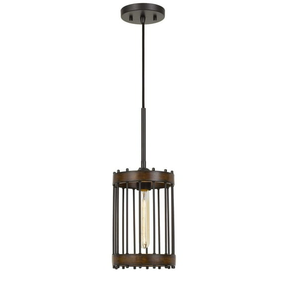 Cal Lighting Cantania 60W Metal Pendant Fixture (Edison Bulbs Not Included)