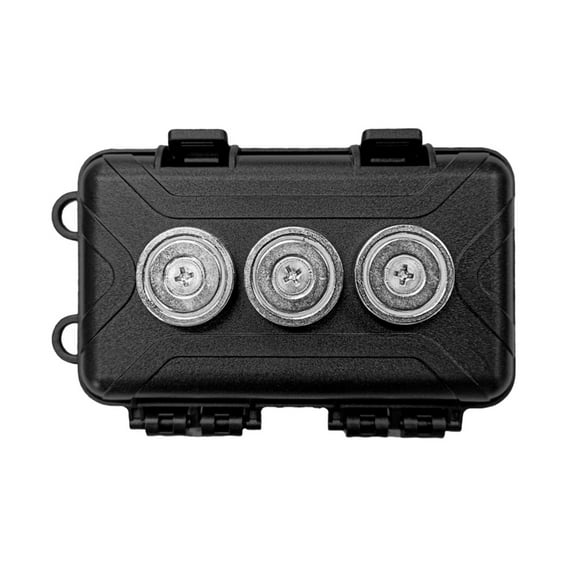 Magnetic Key Holder Waterproof Under Car Hide Key Box Rustproof Key Hider Multifunctional Box Key Box Storage Container