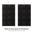 thumbnail image 4 of Miangastore Traitement Acoustique Mural Forme Pyramide Noir Lot de 12 9.8X9.8X2in, 4 of 9