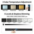 thumbnail image 4 of KOBAIBAN Rechargeable A3 LED Light Pad with 3 Colours and 6 Levels Brightness, Built-in Stand and Wireless Light Tracing Box for Diamond Painting, Weeding Vinyl, 4 of 11