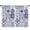 Blue Ethnic Geometric-1, variant on Blackout Kids Curtains,Blue Ethnic Geometric Pattern Childrens Insulated Curtains Set Of 2,Bedroom Essentials,Toddler Room Decor 42x54in(106x137cm)
