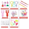 thumbnail image 2 of Kit de pulseras de goma elástica XKDOUS, más de 1400 bandas de goma, 24 colores, 2 of 8
