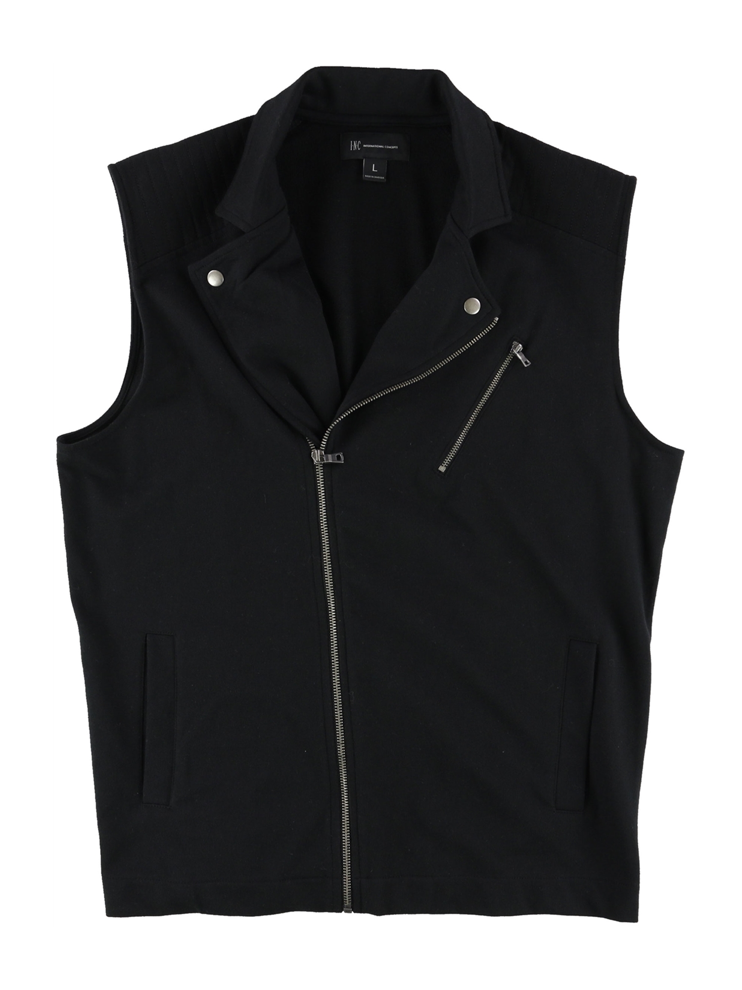 INC Mens Full Zip Sweater Vest